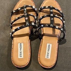 Steve Madden spiked slides
